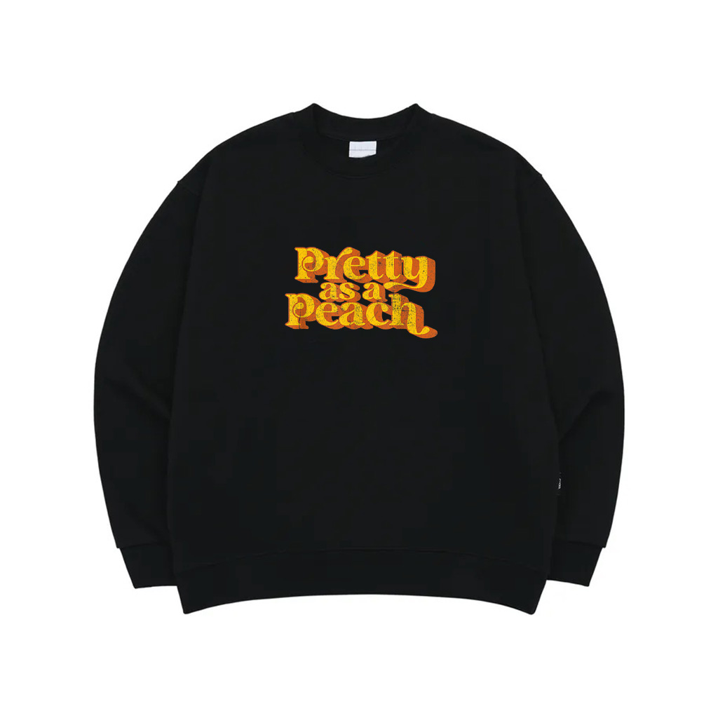 Vintage Pretty As A Peach Funny Country Saying Retro 70'S Sweatshirt