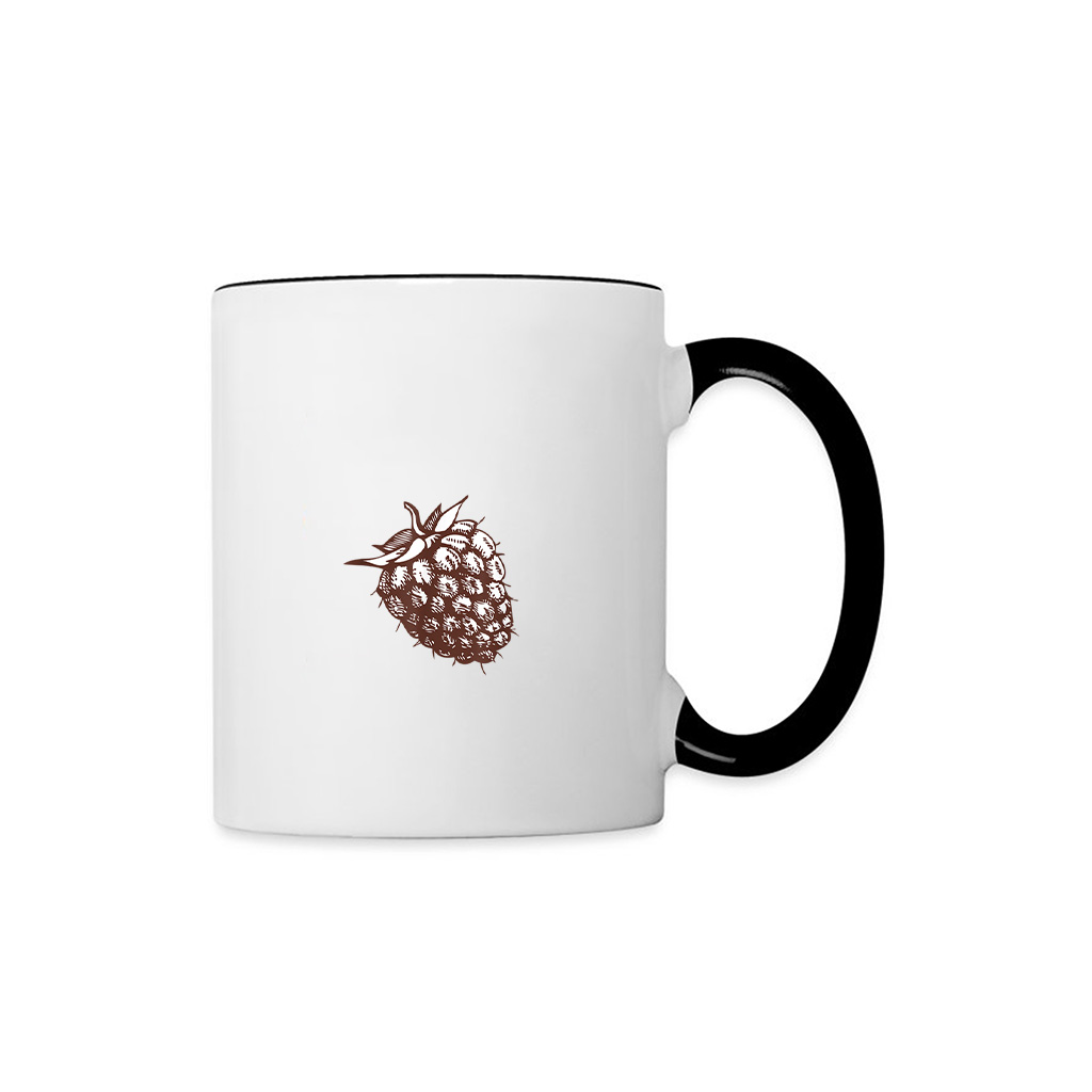 Vintage Raspberry  Retro Fruit Mug