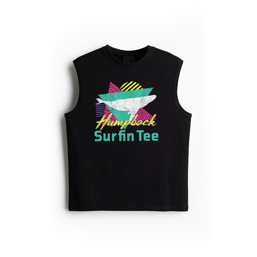 Vintage Retro 80S Or 90S Humpback Whale Tank Top
