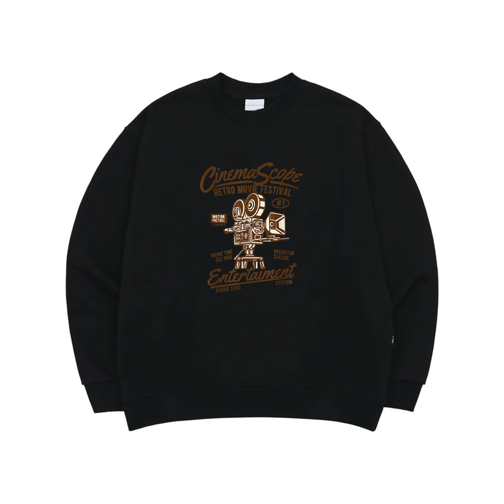 Vintage Retro Movie Camera Sweatshirt