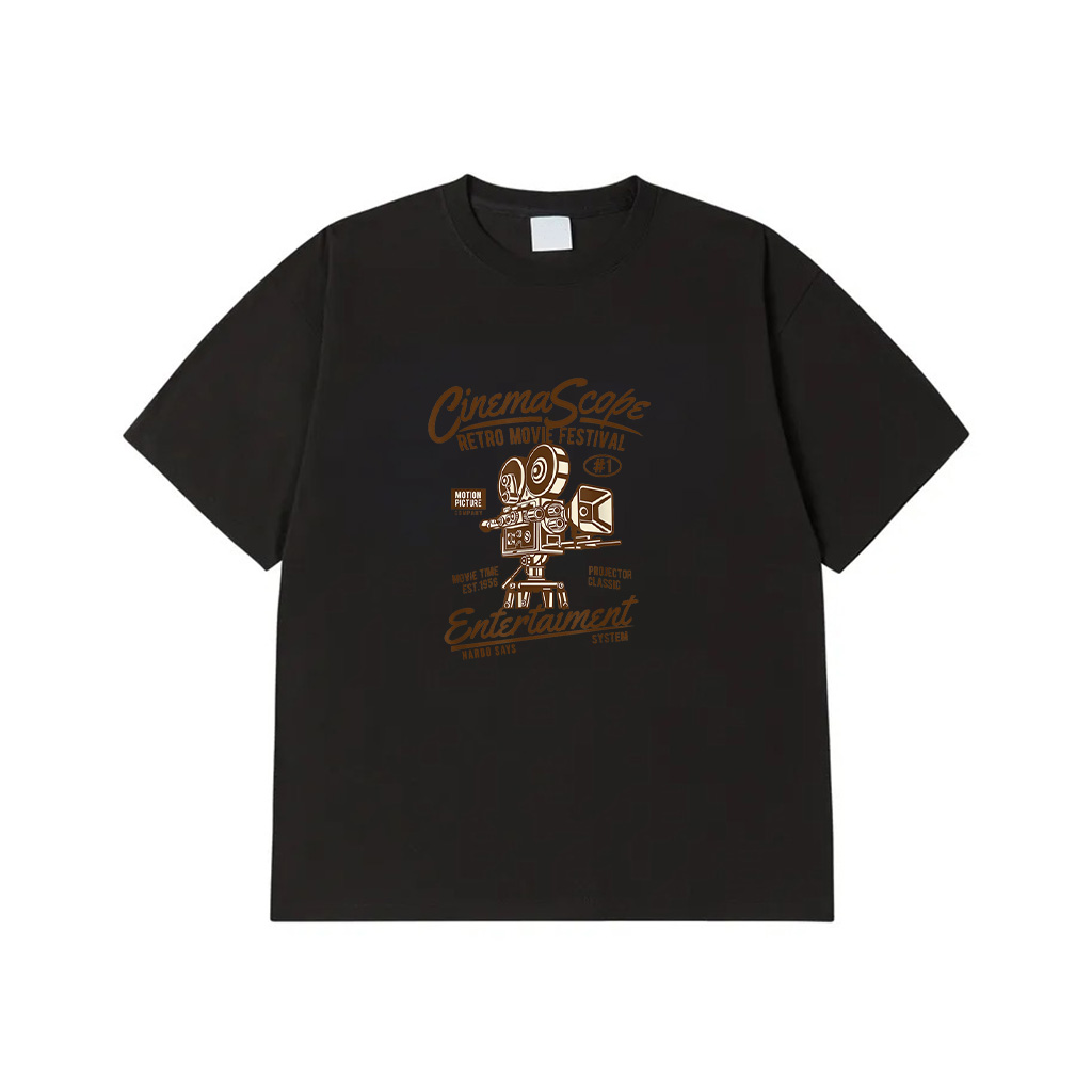 Vintage Retro Movie Camera T-Shirt