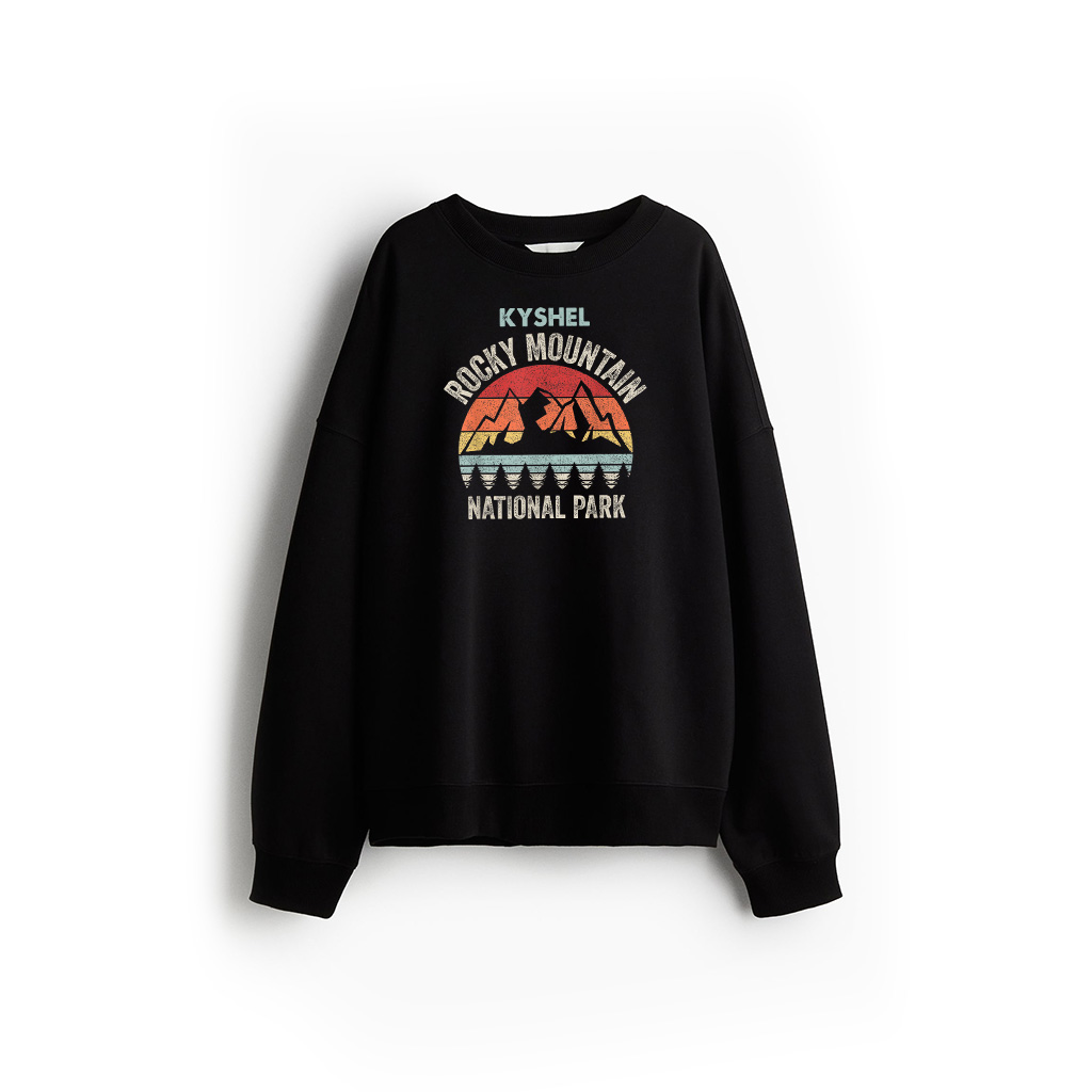 Vintage Retro Rocky Mountain National Park Sweatshirt
