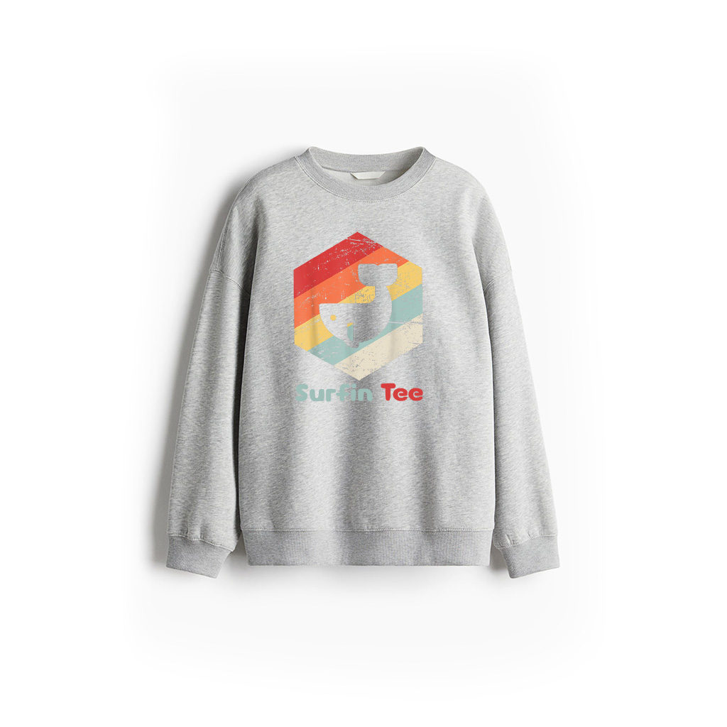 Vintage Retro Whale Sweatshirt Sweatshirt - Image 4