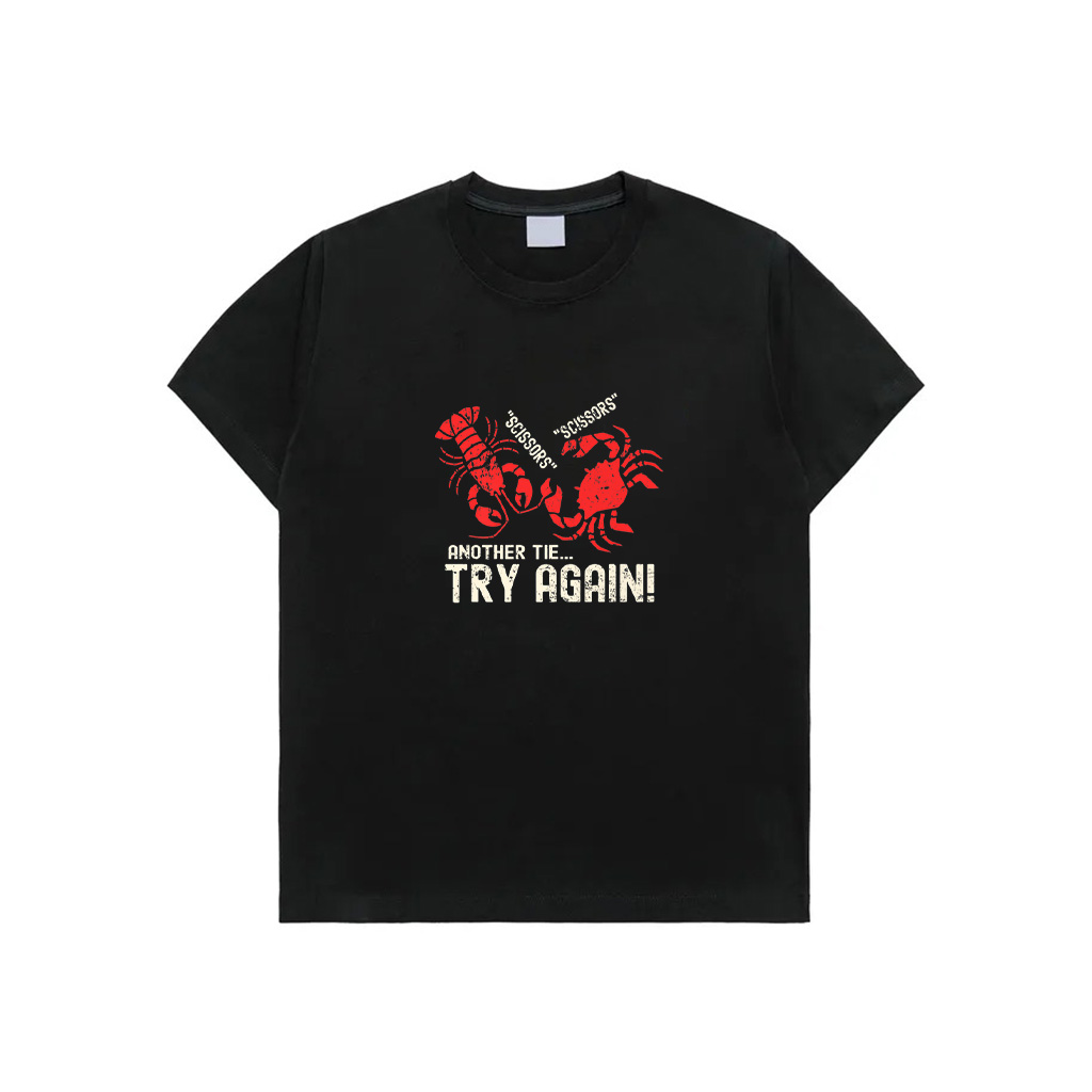 Vintage Rock Paper Scissors Lobster Crab Game Crustaceancore Premium T-Shirt 1