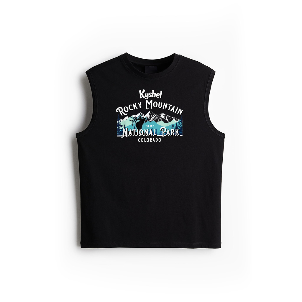 Vintage Rocky Mountain National Park Colorado Souvenir Tank Top