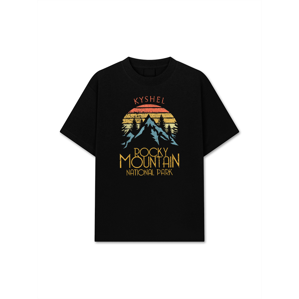 Vintage Rocky Mountains National Park Colorado Retro T-Shirt