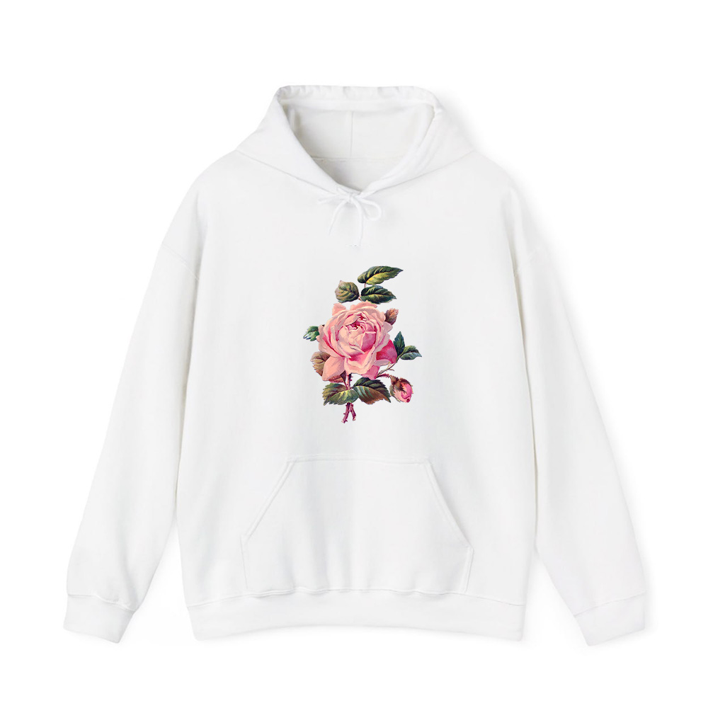 Vintage Roses Cool Graphic Flowers Floral Bouquet Hoodie