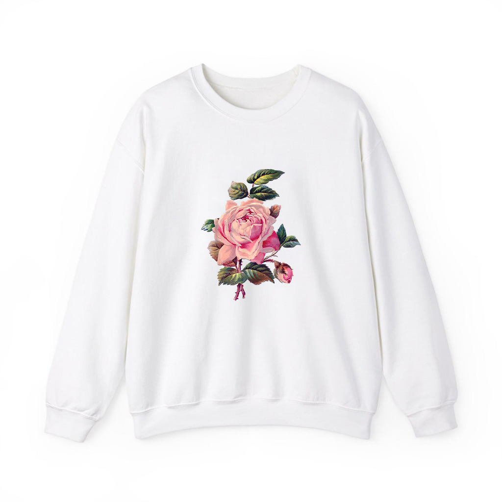 Vintage Roses Cool Graphic Flowers Floral Bouquet Sweatshirts