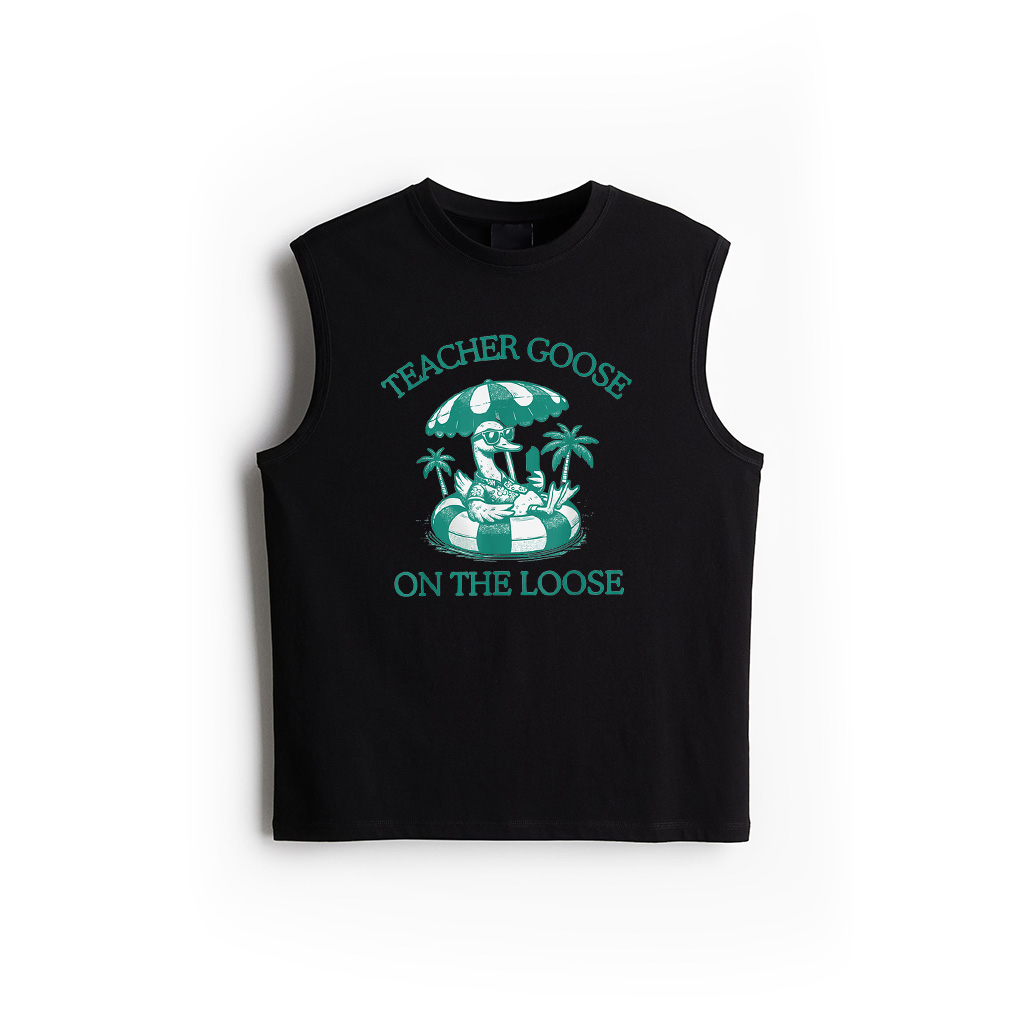 Vintage Silly Goose Last Day Of School Teacher Summer Break Tank Top