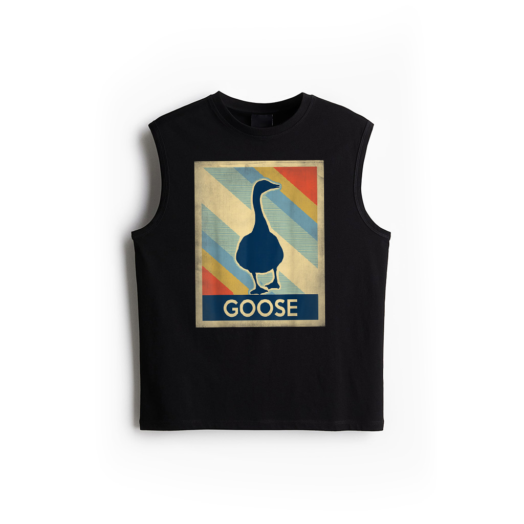 Vintage Style Goose Tshirt Tank Top
