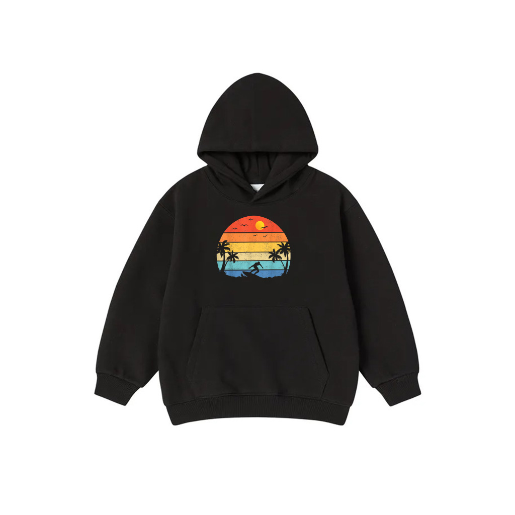Vintage Surfer Retro Surfing Beach Surf Hoodie