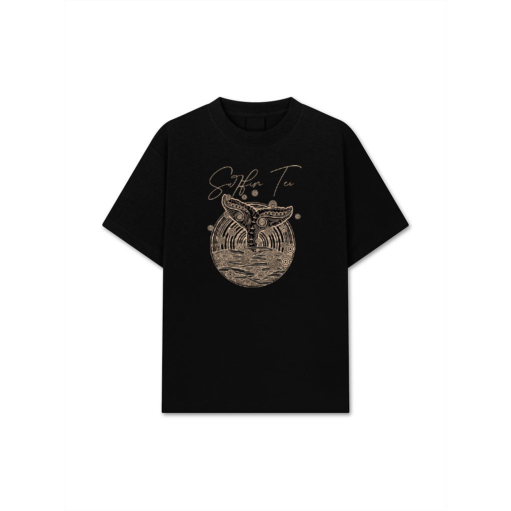 Vintage Tribal Whales T-Shirt
