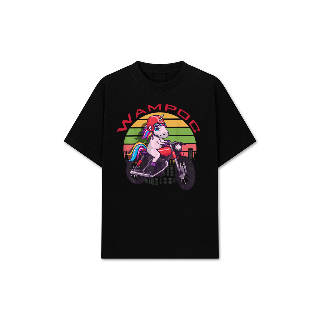 Vintage Unicorn Motorcycle Kawaii Unicorns Lovers T-Shirt