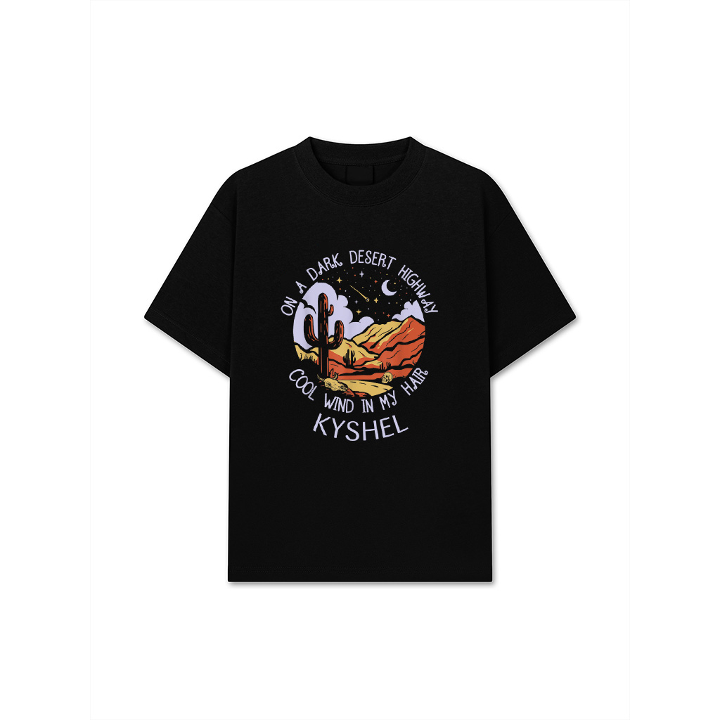 Vintage Western Deserts And Mountains Cool Wind In My Hair T-Shirt