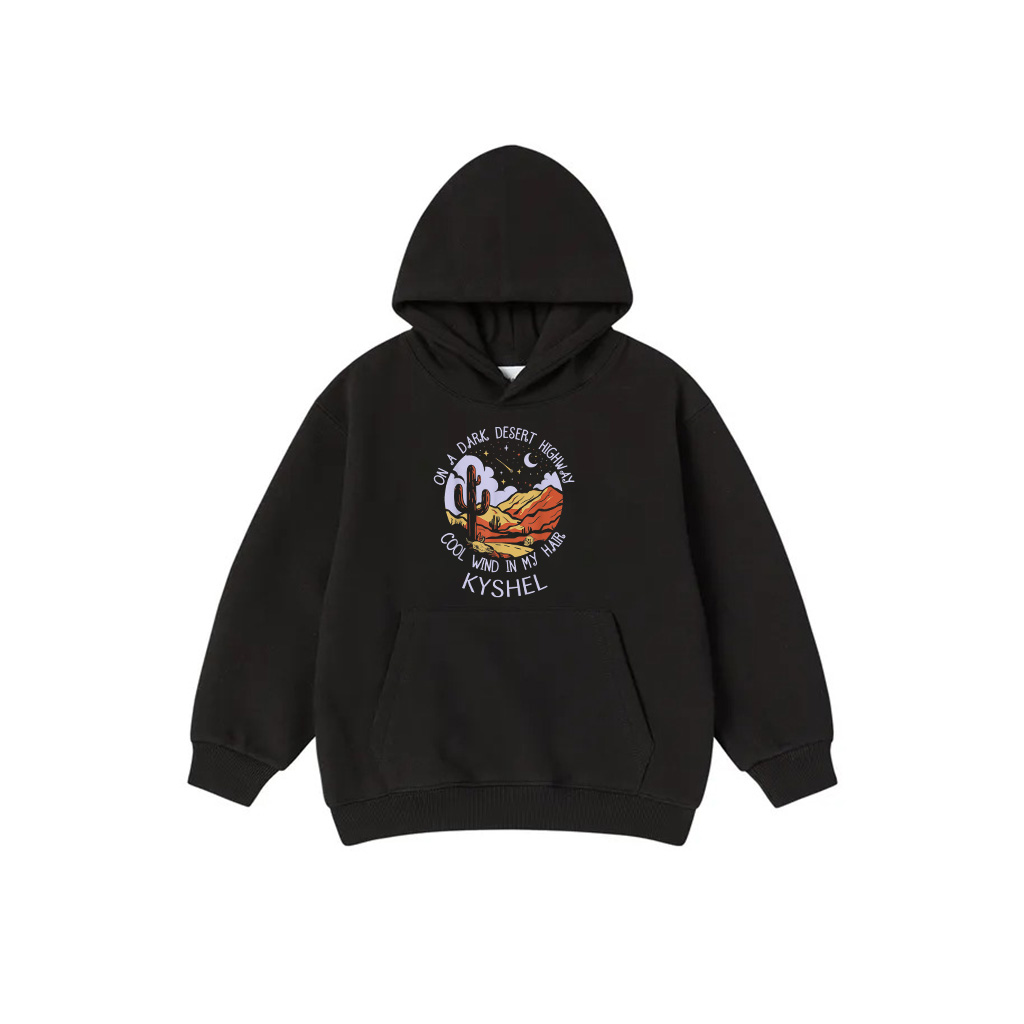 Vintage Western Deserts And Mountains Cool Wind In My Hair Hoodie