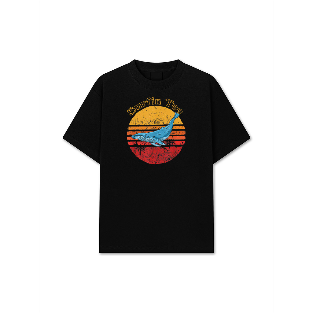 Vintage Whale Retro Style Whale Lover T-Shirt
