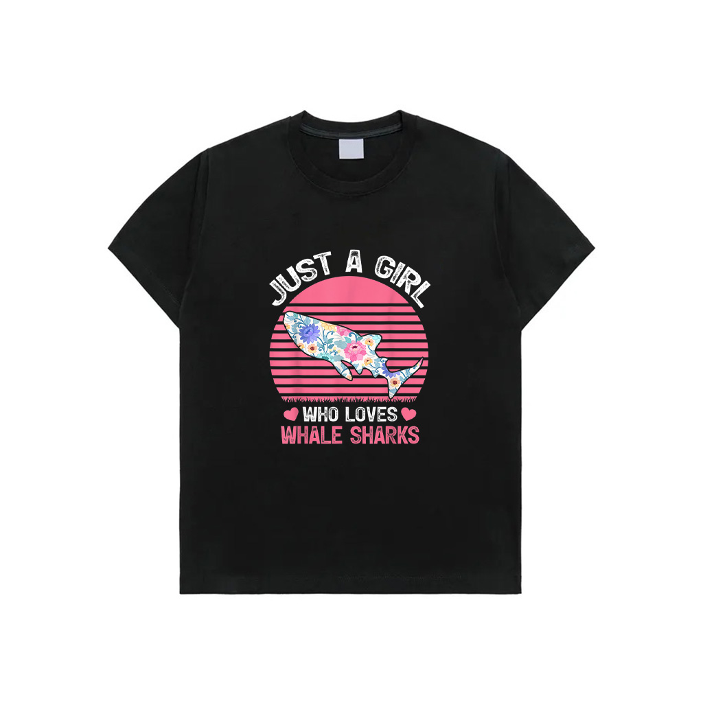 Vintage Whale Shark Lover Just A Girl Who Loves Whale Sharks T-Shirt