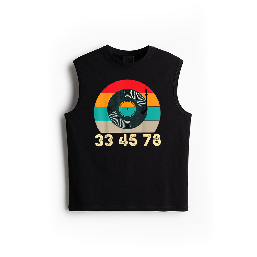 Vinyl Record 33 45 78 Tank Top