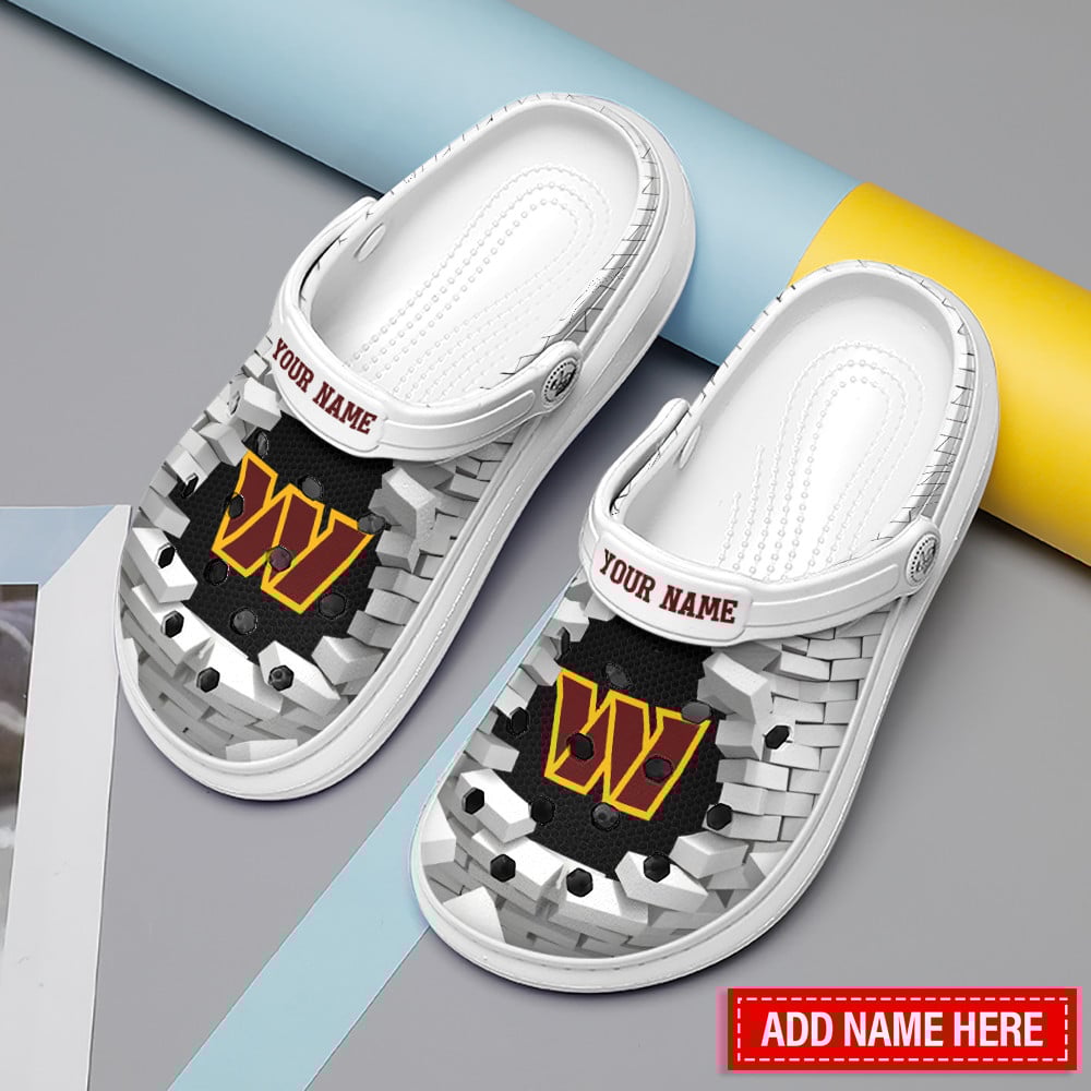 Washington Commanders Personalized Limited Clog BGCR394
