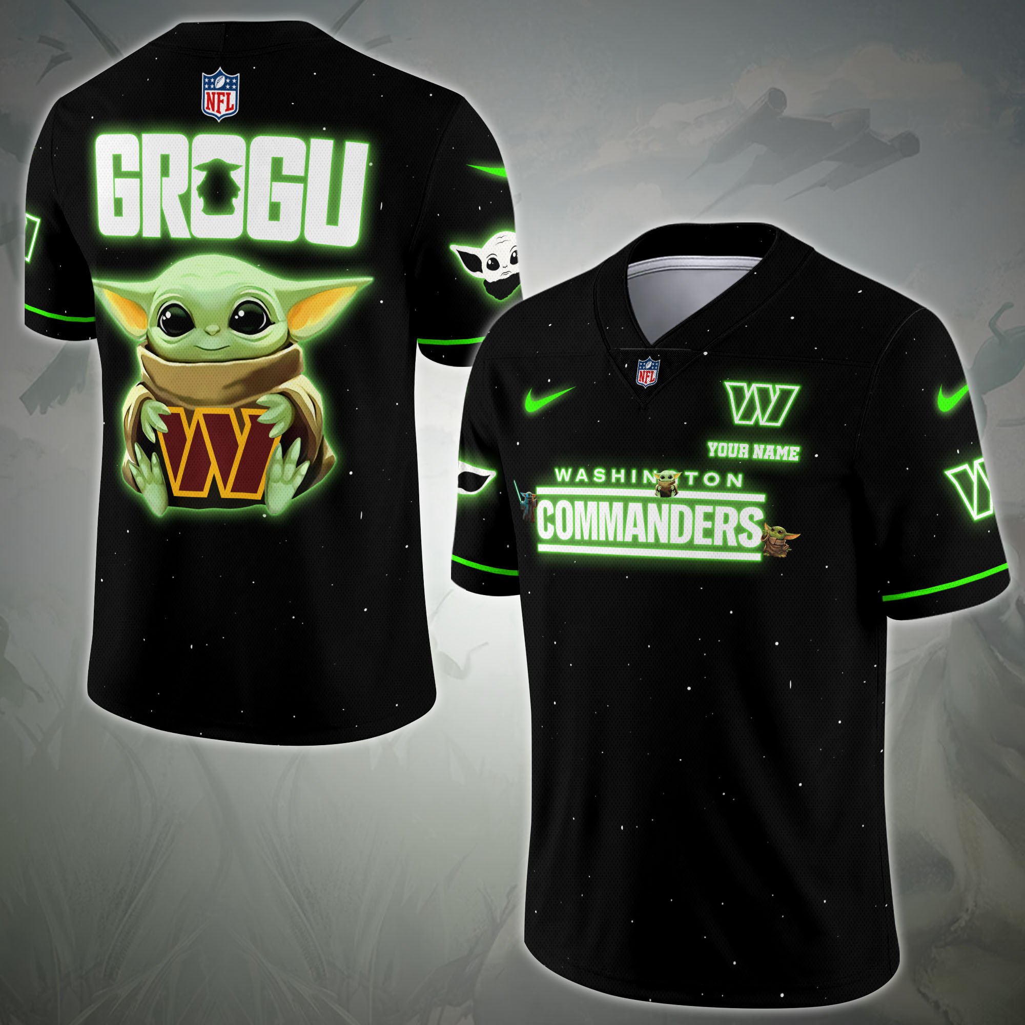 Washington Commanders Sport Team Vneck Football Jersey Custom Name, Sport Team Shirt For Fan, Sport Gifts