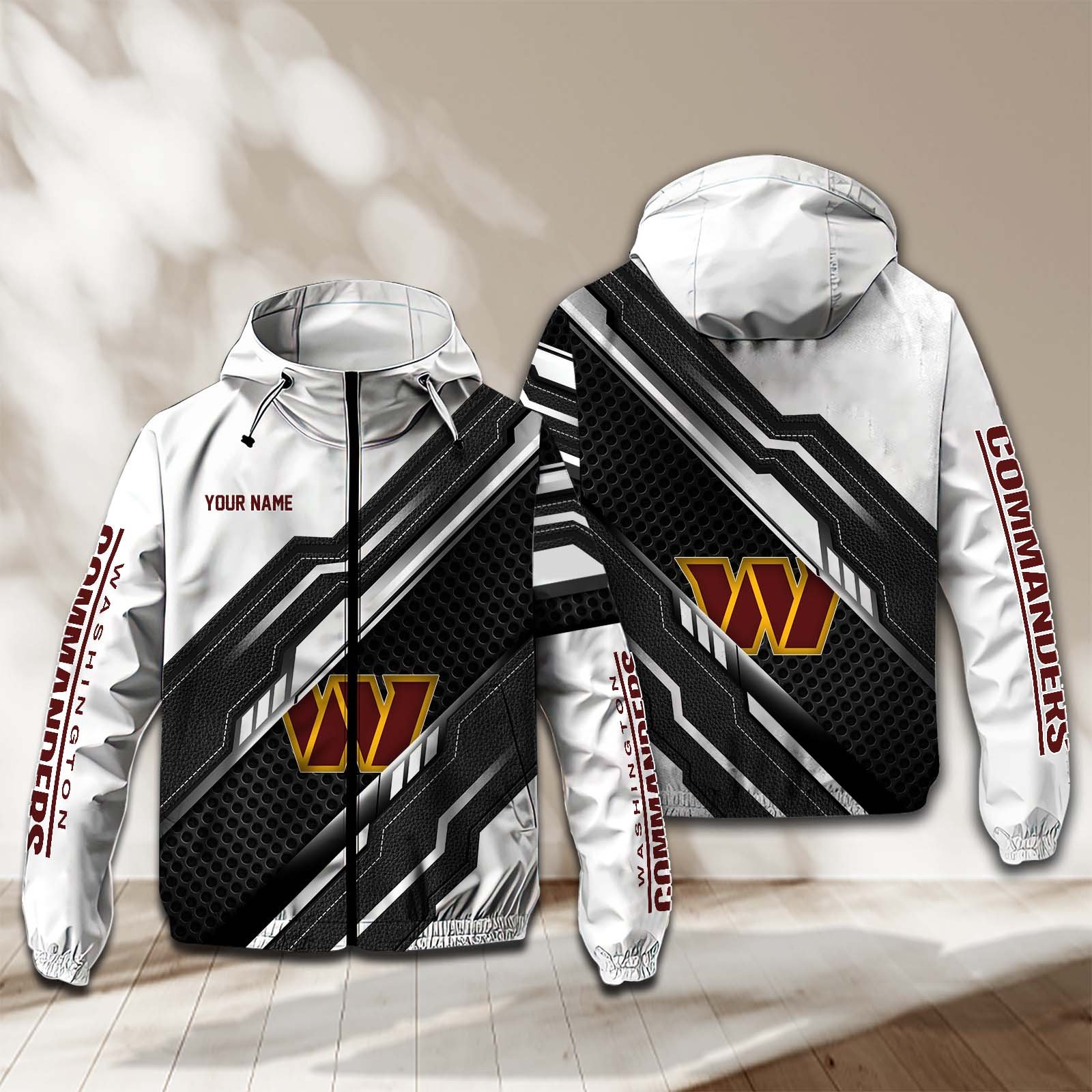 Washington Football Team NFL Personalized Windbreaker Jacket For Fan
