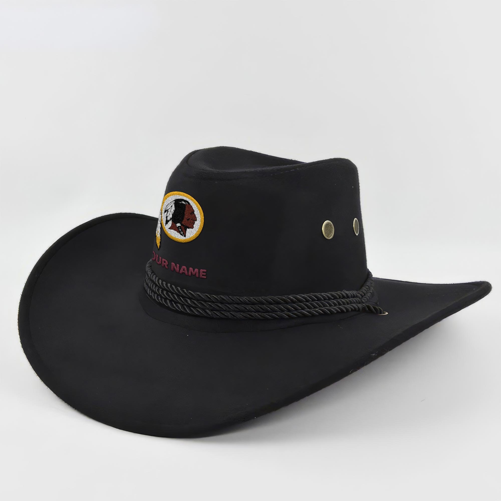 Washington Redskins Cowboy Hat Custom Your Name, Gifts For Fan