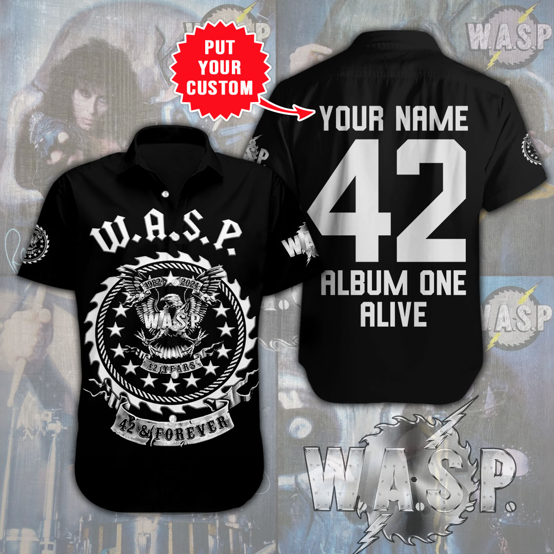 WASP Music Hawaiian Shirt Gifts For Fans
