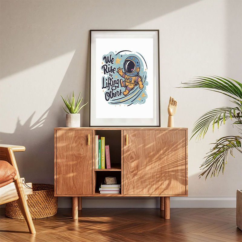We Rise And Lift Others By Others Poster