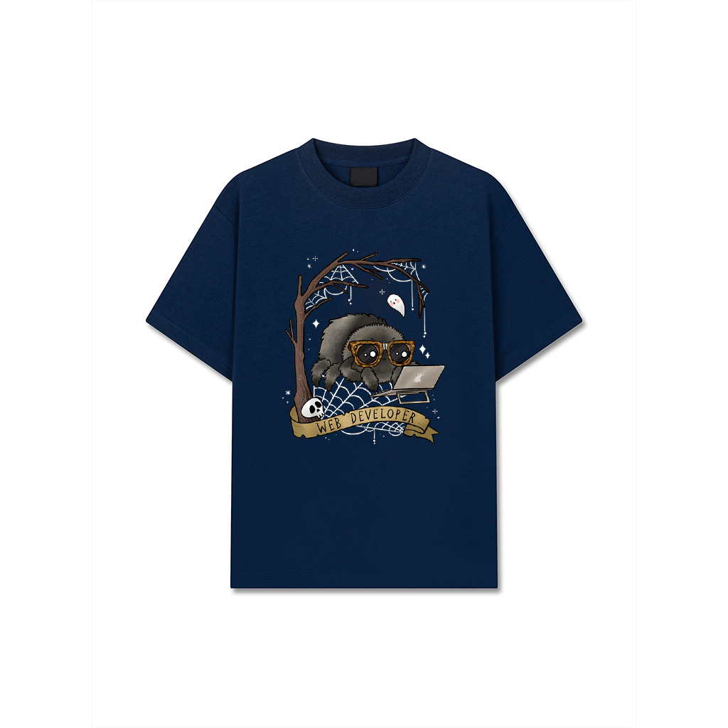 Web Developer Funny Spooky Cute Spider Halloween T-Shirt Web Developer Funny Spooky Cute Spider Halloween T-Shirt