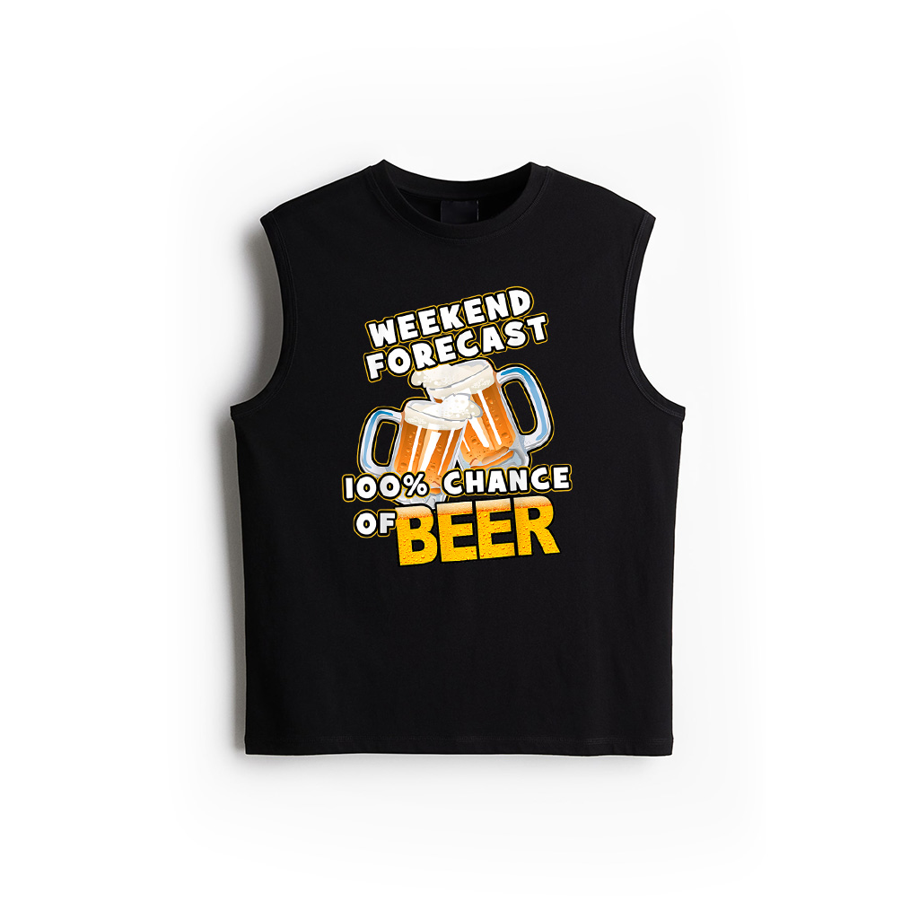 Weekend Forecast 100 Chance Of Beer Tank Top Tank Top