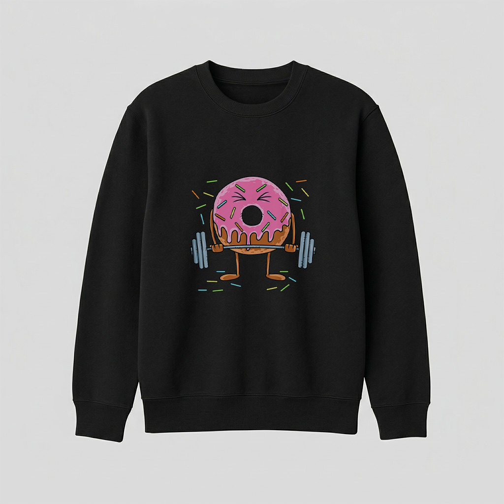 Weightlifing   Funny Fitness Workout Gym Donut Lover T Shirt