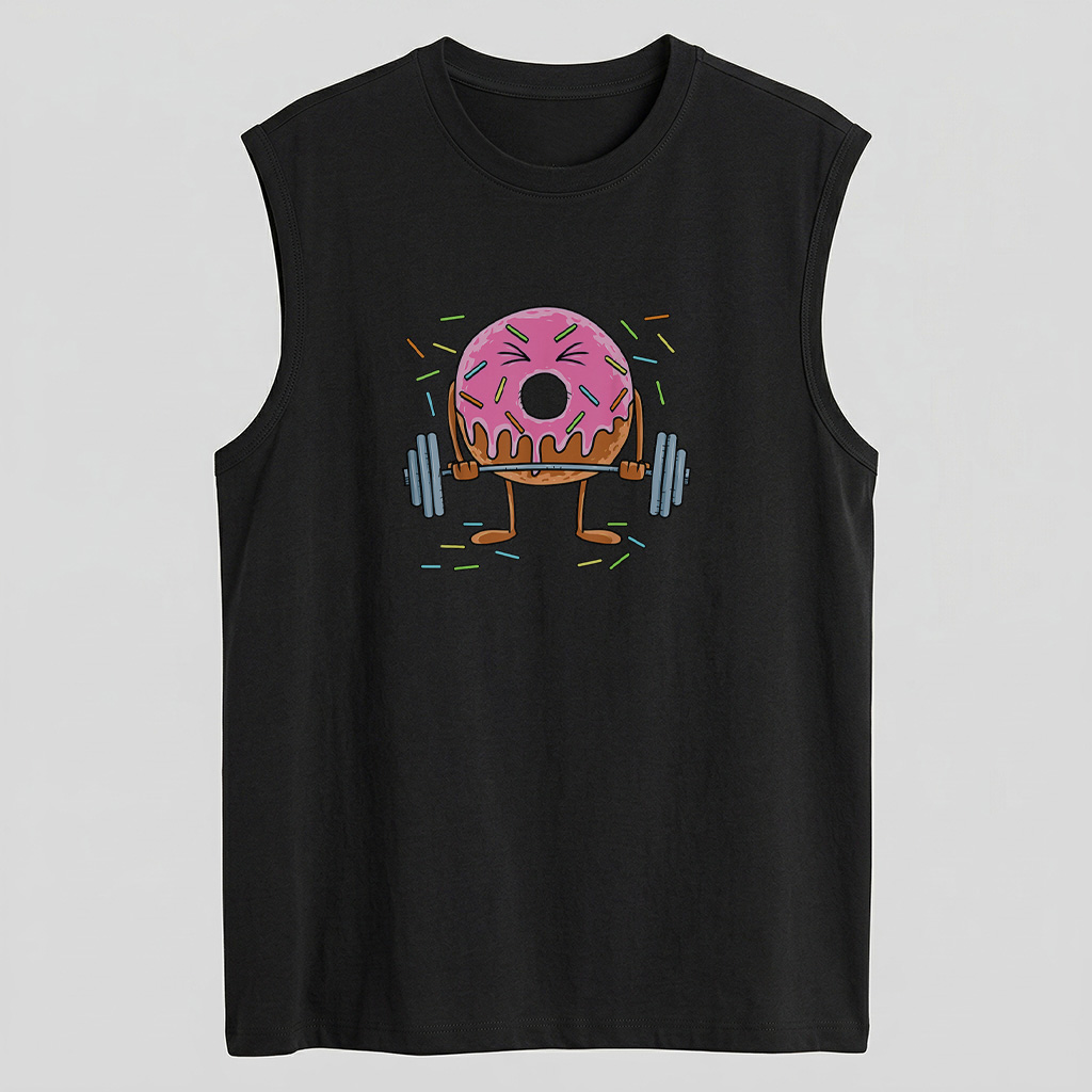 Weightlifing   Funny Fitness Workout Gym Donut Lover T Shirt