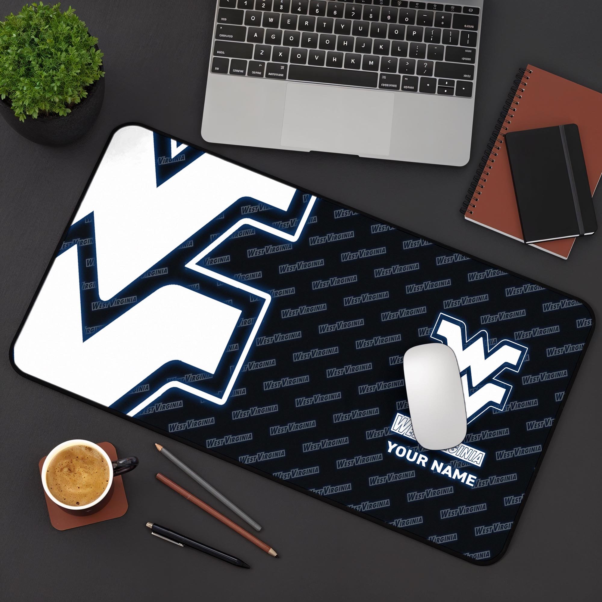 West Virginia Mountaineers 2025 Version Mouse Pad Custom Printed, Sport Team Mouse Pad, Sport Gift For Fans