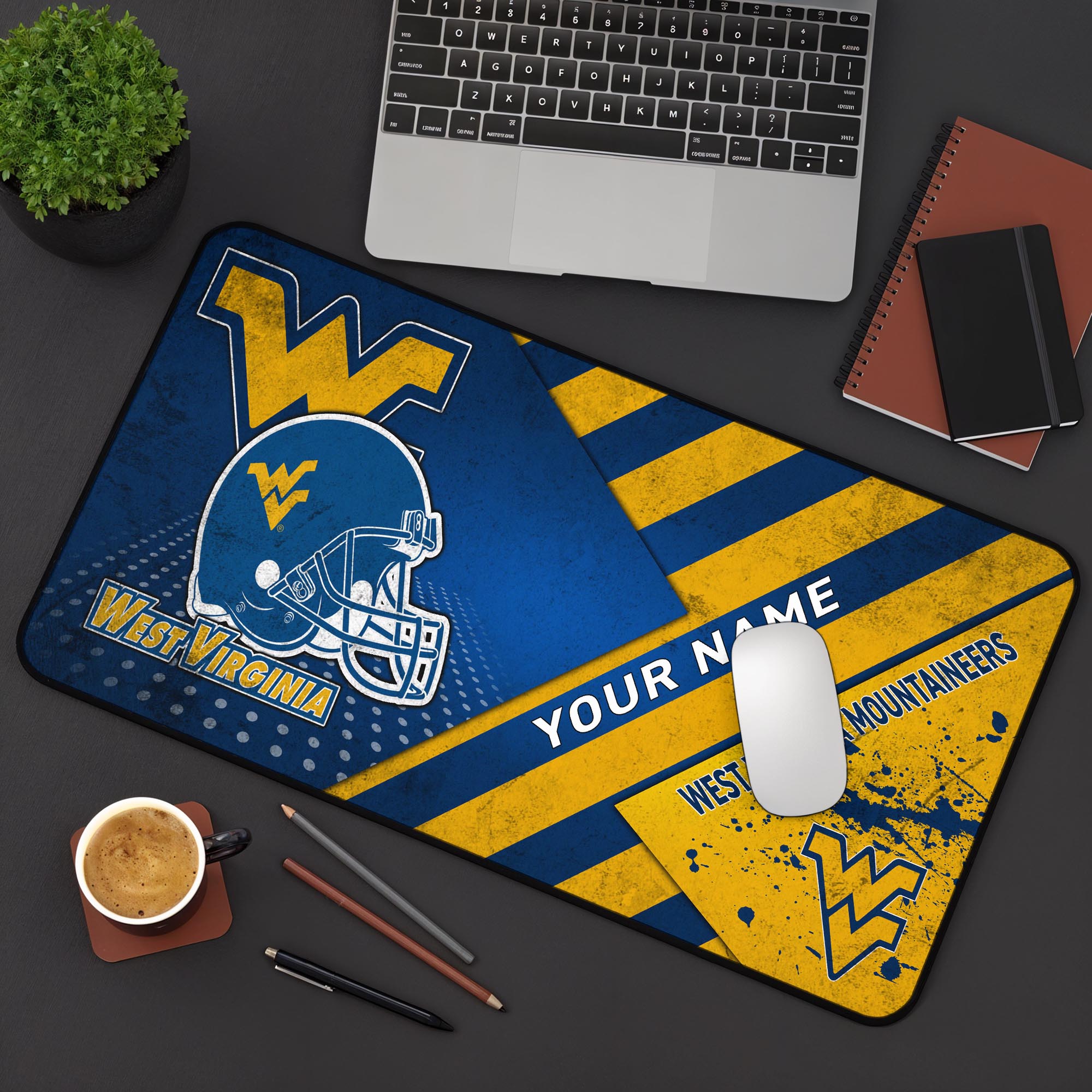 West Virginia Mountaineers 2025 Version Mouse Pad Custom Printed, Sport Team Mouse Pad, Sport Gift For Fans