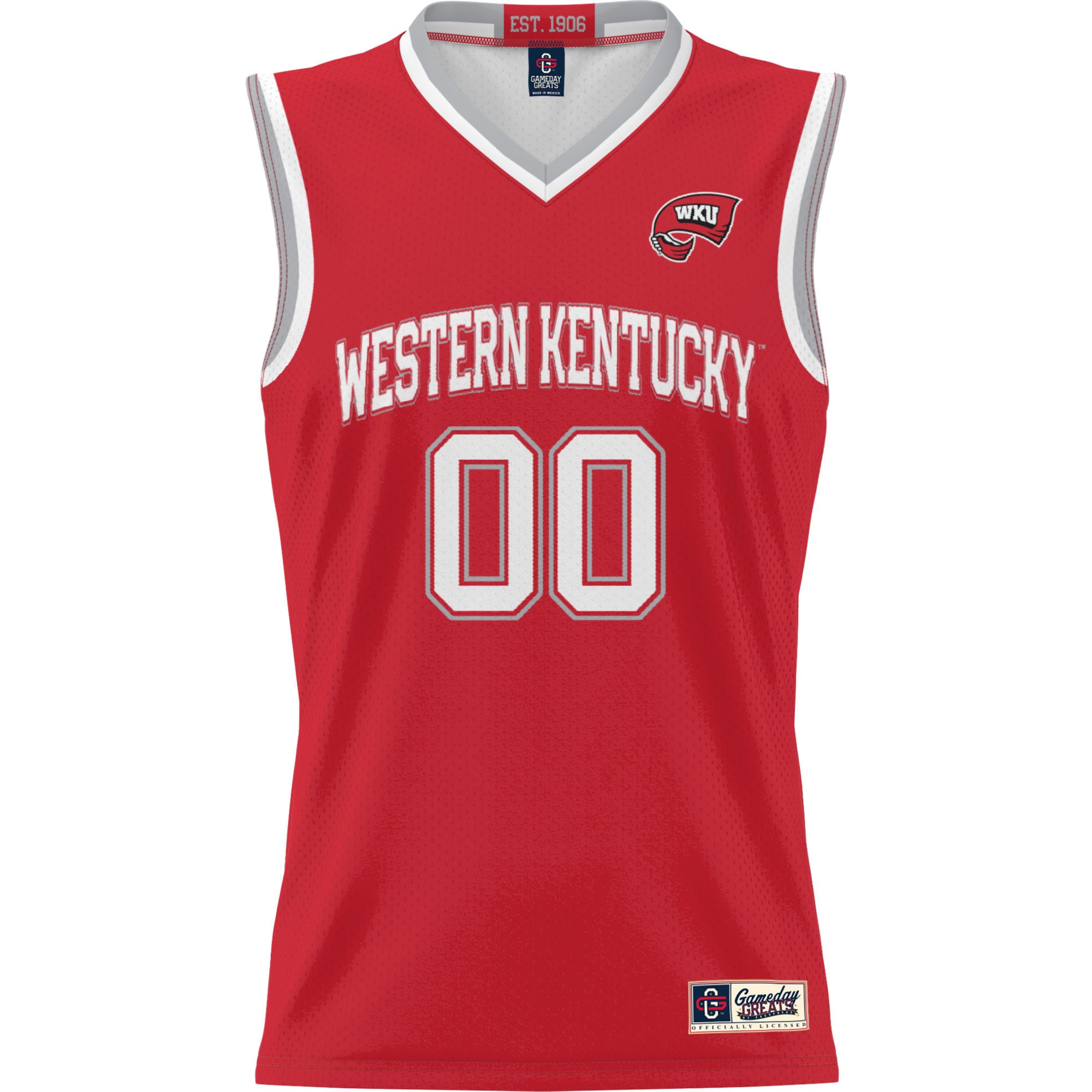 Western Kentucky Hilltoppers Gameday Greats Unisex Lightweight NIL Pick A Player Basketball Jersey - Red Update 27-2-2025