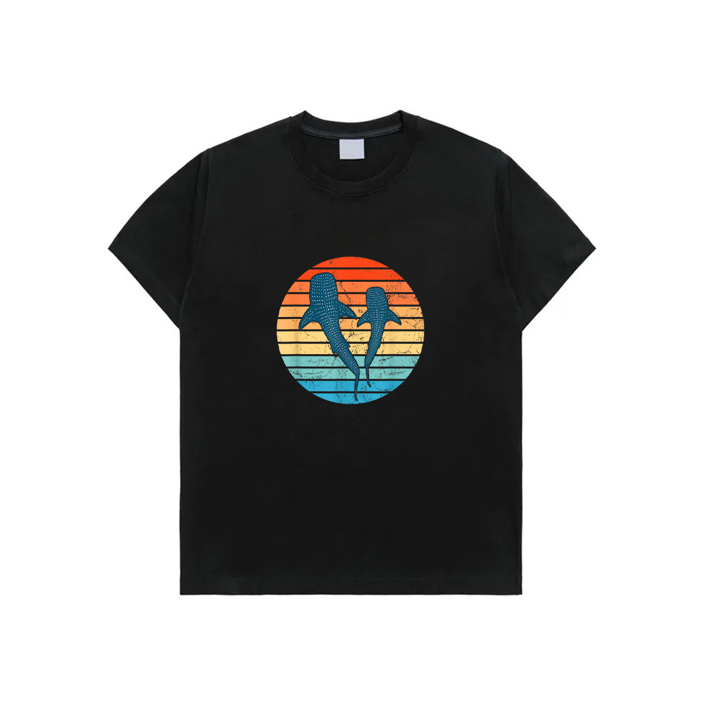 Whale Shark Vintage Sunset T-Shirt