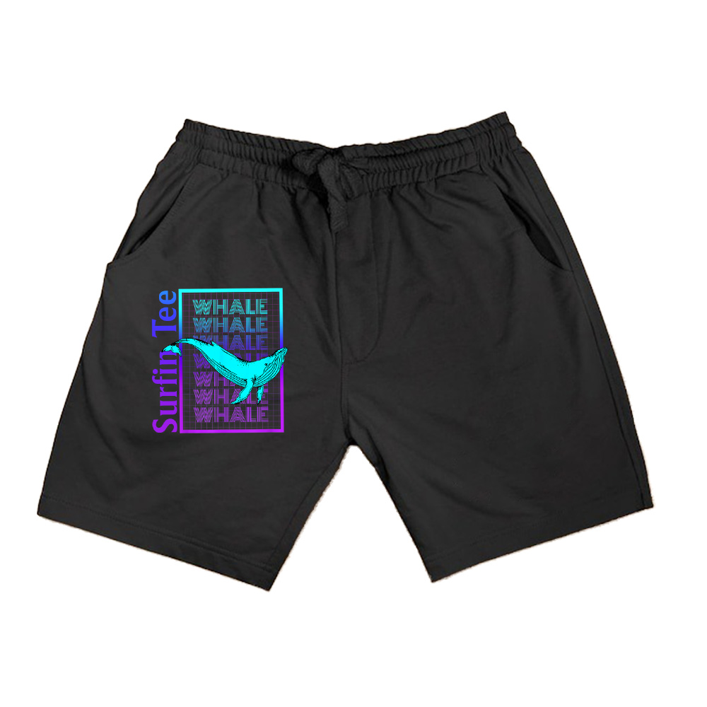 Whale Vintage Retro Whale Shorts