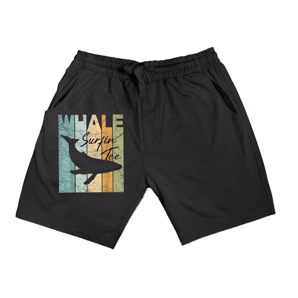 Whale Vintage Whale Lover Oceanology Retro Cetology Shorts
