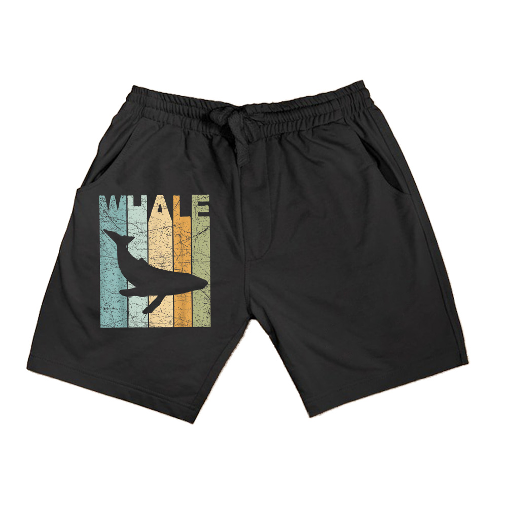 Whale Vintage Whale Lover Oceanology Retro Cetology Shorts