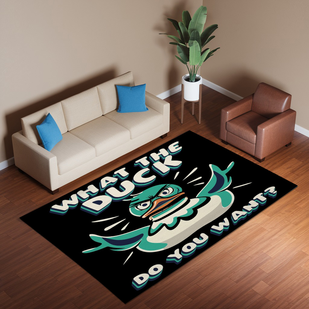What The Duck Do You Want Rug