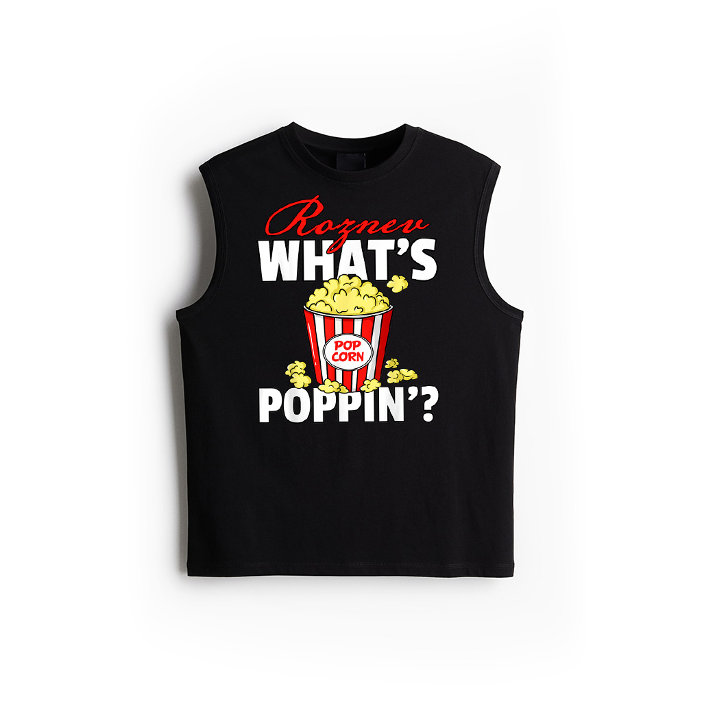 What's Poppin Popcorn Gift Cinema Movie Snack Tank Top 