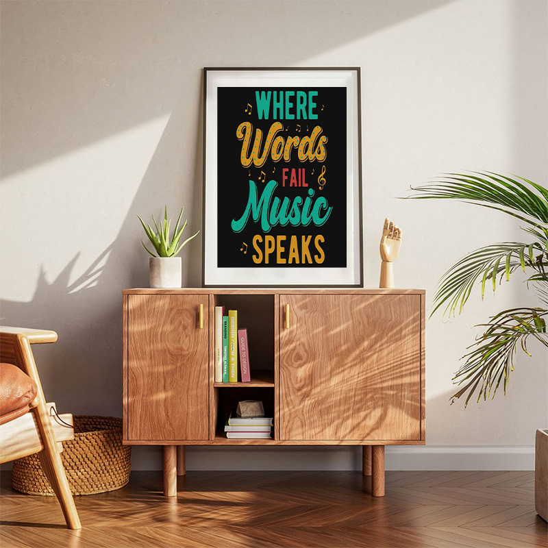 Where Words Fail Music Speak Poster