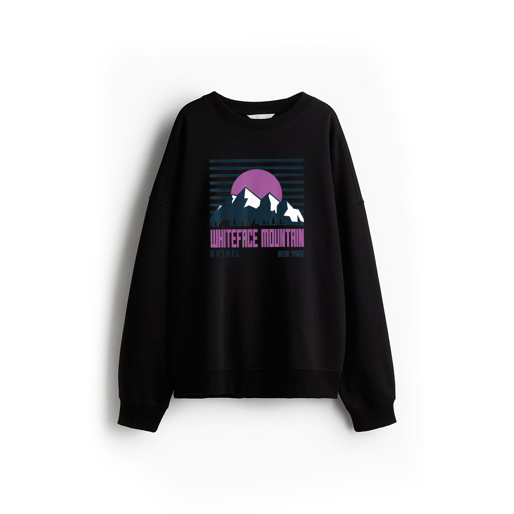Whiteface Mountain Mountains New York Hiking Outdoors Sweatshirt