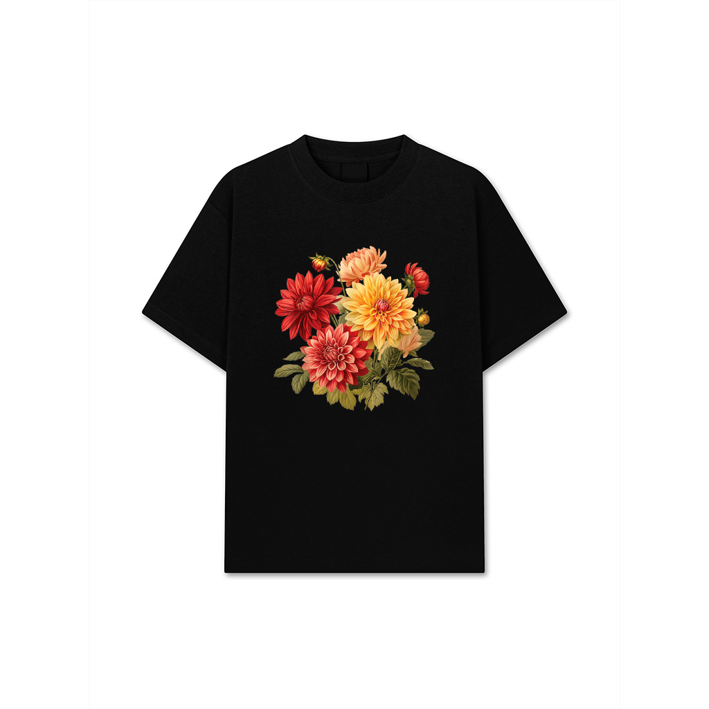 Wild Flower Dahlia T-Shirt