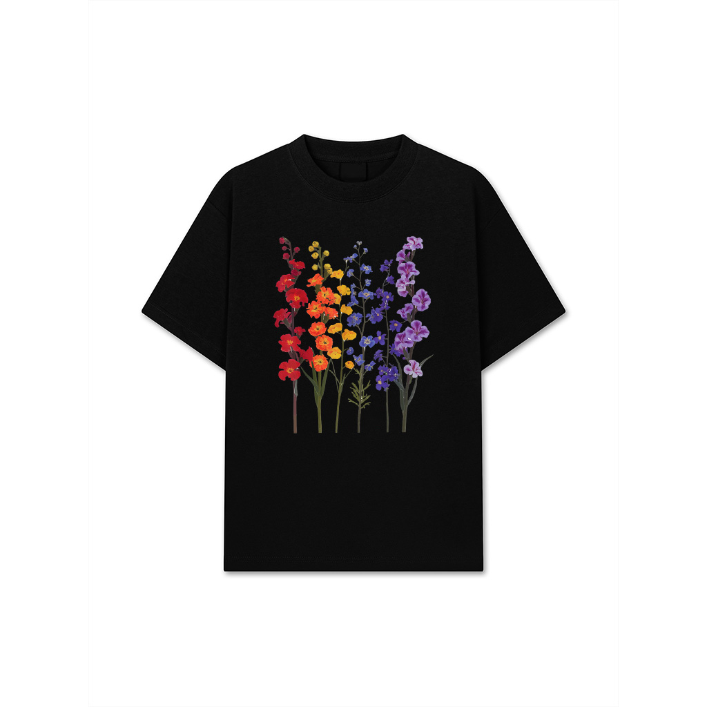 Wildflowers Floral Colorful Flowers T-Shirt