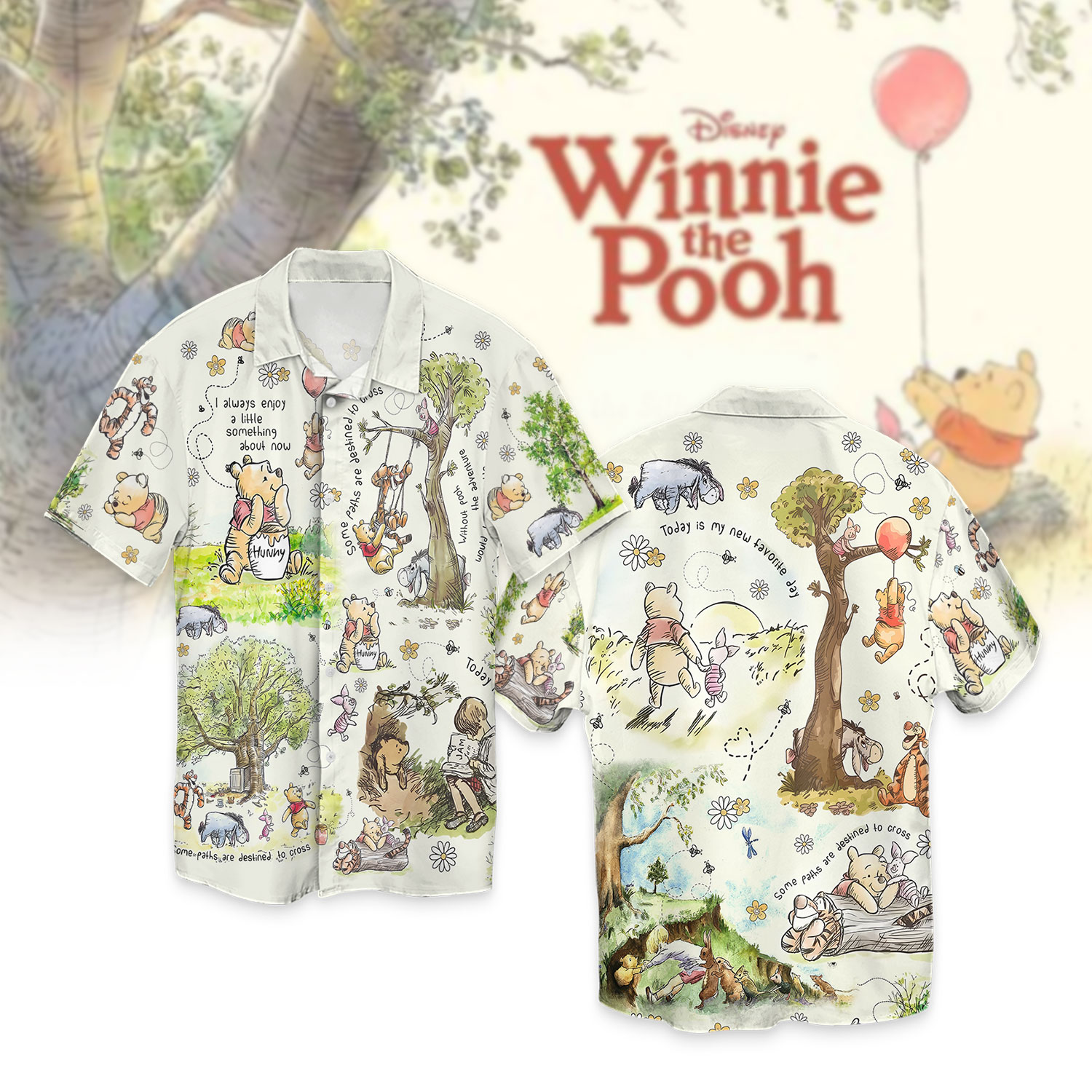 Winnie The Pooh Hawaiian Shirt Gifts For Fans