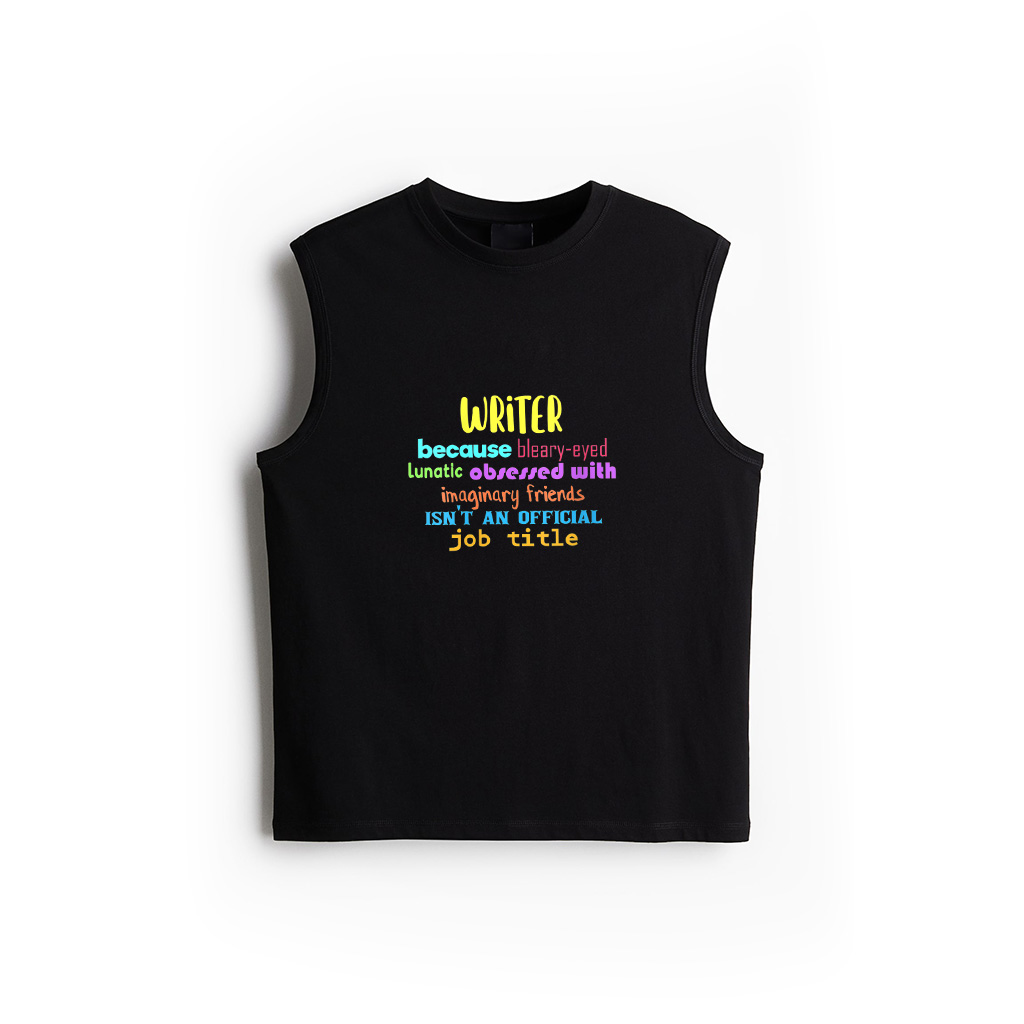 Womens Funny Writer Job Title Lunatic Isnt An Official Job Writer Tank Top
