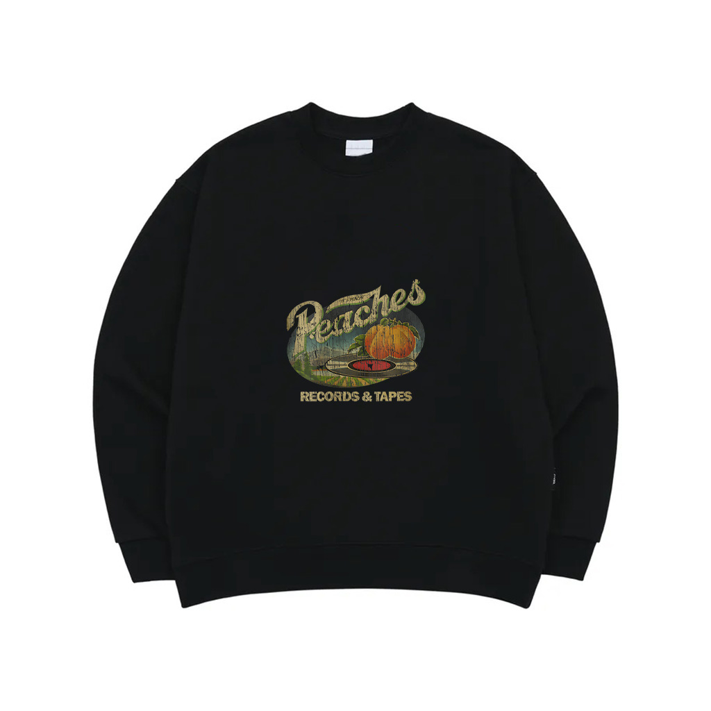 Womens Peaches Special Records Tape Vintage Sweatshirt 1