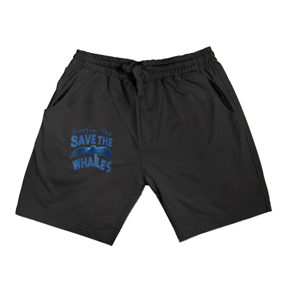 Womens SAVE THE WHALES 80S Vintage Retro Shorts