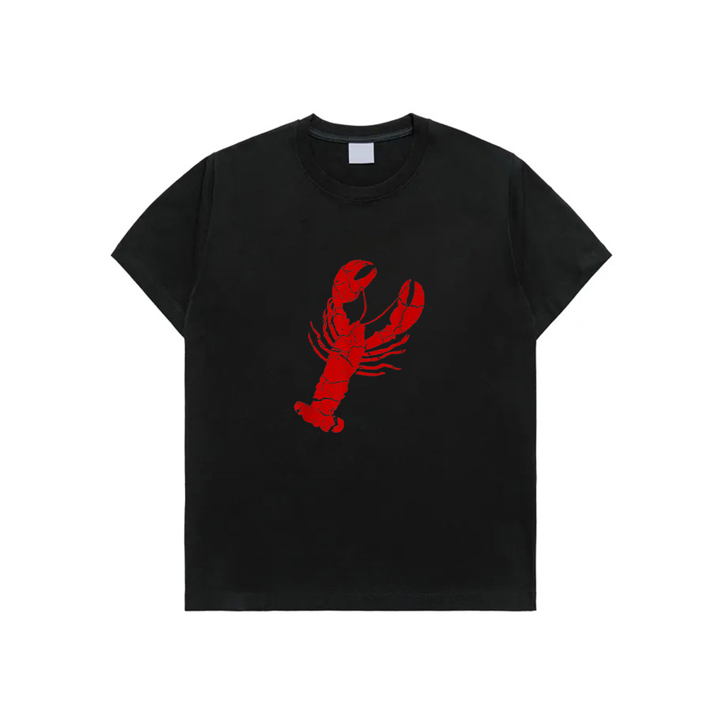 Womens Vintage Lobster Print T-Shirt 1